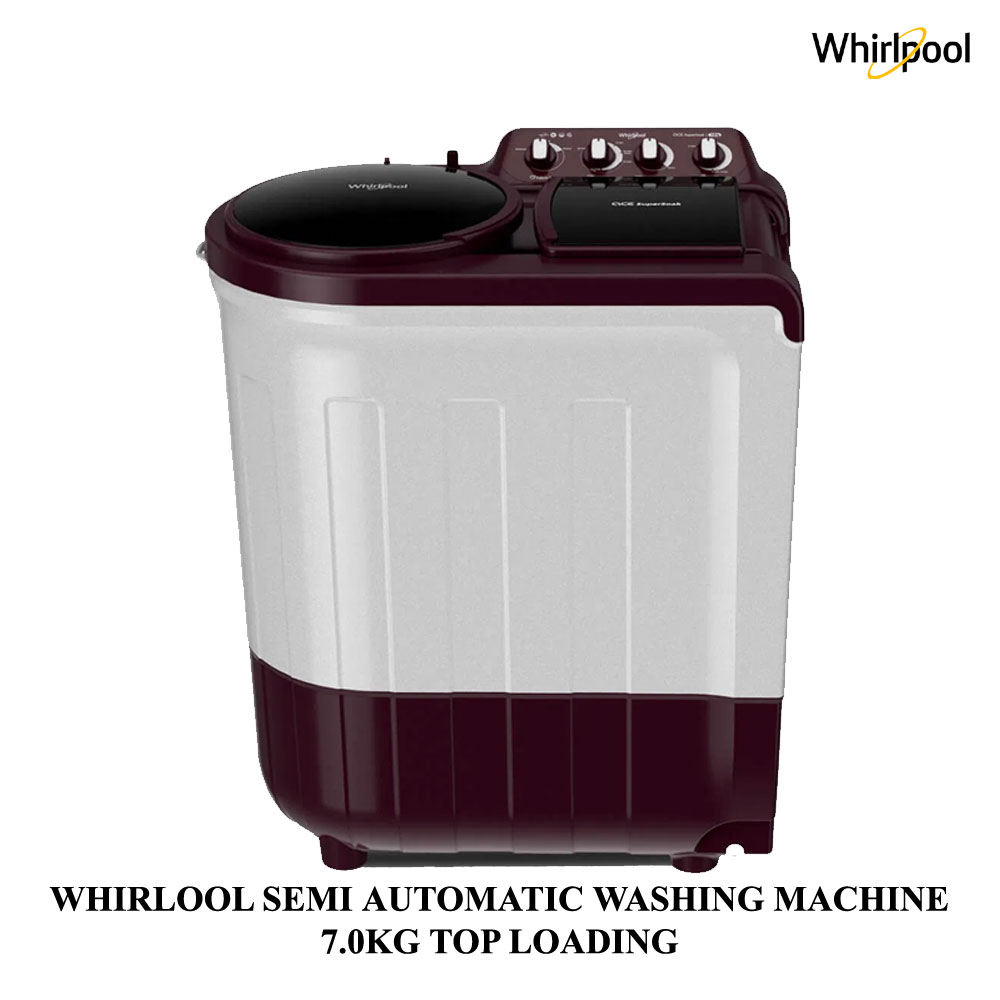 whirlpool washing machine 6.5 kg semi automatic